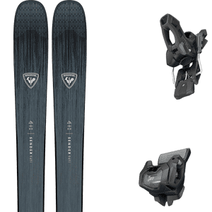 Pack ski all mountain Rossignol Sender 94 Ti 24 + Fixations Homme Bleu / Gris taille 178 2024 Jaune / Marron 186 Homme - Publicité