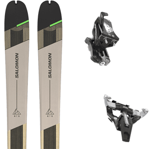 Pack ski randonnée polyvalent Salomon Mtn 86 Carbon 24 + Fixations Homme Gris / Noir taille 172 2024 Gris / Bleu 164 Femme - Publicité