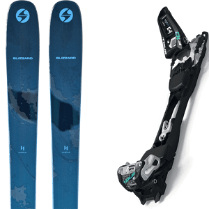 Pack ski freerando Blizzard Hustle 9 Blue 24 + Fixations Homme Bleu taille 172 2024 Noir 180 Homme - Publicité