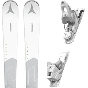 Pack ski de piste Atomic Cloud C8 + M 10 Gw White/grey 24 Femme Blanc / Gris taille 150 2024 Rouge 120 Enfant - Publicité