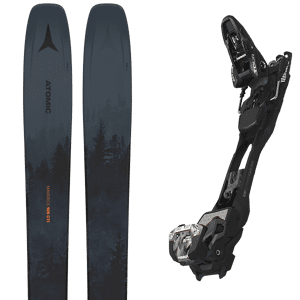 Pack ski freerando Atomic Maverick 105 Cti Gy/black 25 + Fixations Homme Noir / Gris taille 170 2025 Blanc / Noir / Multicolore 178 Femme - Publicité