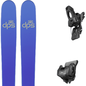 Pack ski freeride Dps Kaizen 105 24 + Fixations Homme Bleu taille 184 2024 Gris / Beige 161W Homme - Publicité