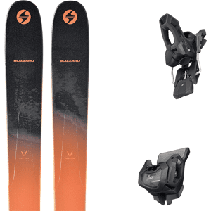 Pack ski freeride Blizzard Rustler 11 Orange 23 + Fixations Homme Orange / Noir taille 180 2023 Multicolore 176 Femme - Publicité