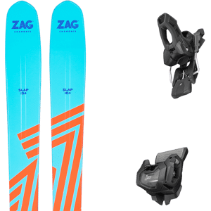 Pack ski freeride Zag Slap 104 Lady 24 + Fixations Femme Bleu / Orange taille 170 2024 Bleu / Rouge 178 Homme