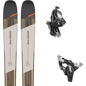 Pack ski randonnée polyvalent Salomon Mtn 91 Carbon 24 + Fixations Homme Gris / Noir / Beige taille 166 2024 Jaune / Gris / Noir 164 Homme - Publicité