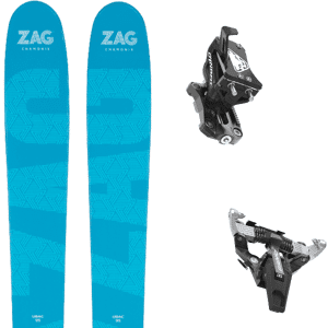 Pack ski freerando Zag Ubac 95 Lady 23 + Fixations Femme Bleu taille 158 2023 Bleu 174 Homme