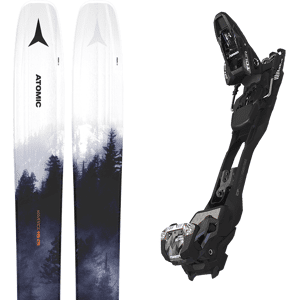 Pack ski freerando Atomic Maverick 115 Cti White/black 25 + Fixations Homme Noir / Gris / Blanc taille 185 2025 Noir / Gris 163 Homme - Publicité