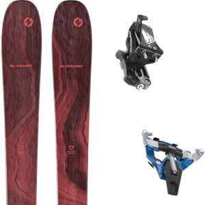 Pack ski freerando Blizzard Black Pearl 97 24 + Fixations Femme Rouge taille 159 2024 Bleu 145 Femme - Publicité