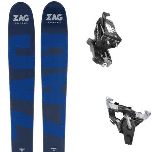 Pack ski freerando Zag Ubac 95 23 + Fixations Homme Bleu taille 170 2023 Gris 160 Femme