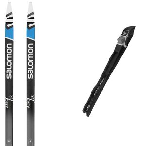 Pack ski de fond classique Salomon Aero Grip Jr + Prolink Access Jr 23 Enfant Noir / Bleu / Blanc taille 91 2023 Bleu Unique Mixte - Publicité