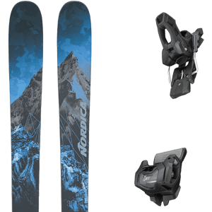 Pack ski freeride Nordica Enforcer 104 Free Blue/blk 24 + Fixations Homme Bleu / Noir taille 179 2024 Marron / Jaune / Noir 186 Homme - Publicité