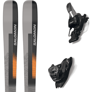 Pack ski all mountain Salomon Stance 84 Blk/race Blue/frost Gray 24 + Fixations Homme Gris / Noir / Orange taille 161 2024 Vert / Jaune / Blanc 158 Femme - Publicité