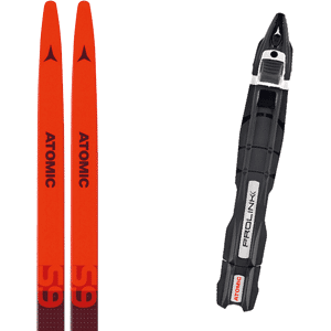 Pack ski de fond skating Atomic Redster S9 Junior 23 + Fixations Enfant Rouge / Violet taille 176 2023 Blanc / Vert 204 Mixte - Publicité