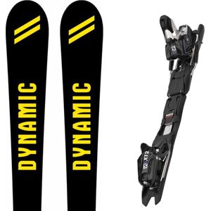 Pack ski de piste Dynamic Vr Perf Sl + Perf X12 24 Homme Noir / Jaune taille 155 2024 Noir / Jaune / Violet 172 Femme - Publicité