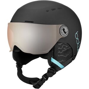 Bollé Quiz Visor - Casque ski enfant Matte Black / Blue / Orange Gun Visor 52-55 cm - Publicité