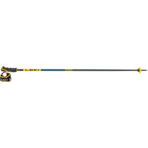 Leki Spitfire 3D - Bâtons ski Denim Blue / Aegean Blue / Mustard Yellow 115 cm - Publicité