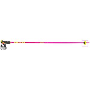 Leki Spitfire 3D - Bâtons ski Neon Magenta / Neon Yellow / Berry 130 cm - Publicité