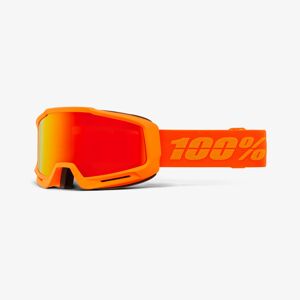 100% Okan HiPER - Masque ski Fluo Orange Unique - Publicité