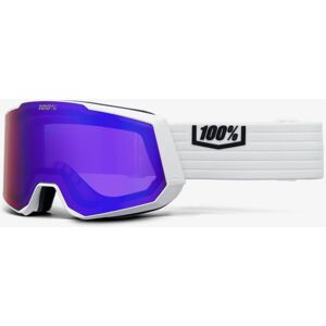 100% Snowcraft XL HiPER - Masque ski White / Violet Unique - Publicité