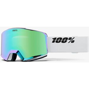 100% Norg HiPER - Masque ski White / Green Unique - Publicité