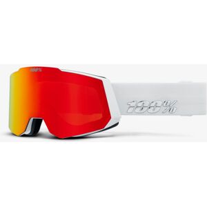 100% Snowcraft HiPER - Masque ski White / Red Unique - Publicité