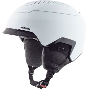 Alpina - Gems - Casque de ski taille 55-59 cm, gris/blanc - Publicité