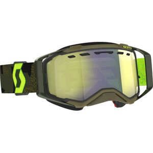 Scott Prospect Lunettes de ski vertes/jaune fluo Vert Jaune taille : unique taille