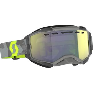 Scott Fury Lunettes de ski gris/jaune fluo Gris Jaune taille : unique taille - Publicité