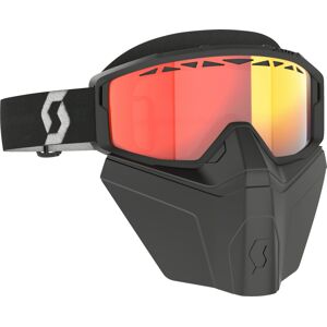 Scott Primal Safari Facemask Light Sensitive Lunettes de ski noires/blanches Noir Blanc taille : unique taille