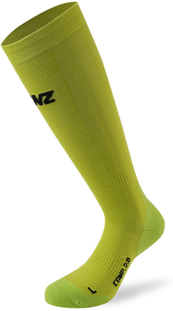 Lenz Compression 2.0 Merino Chaussettes Vert taille : L