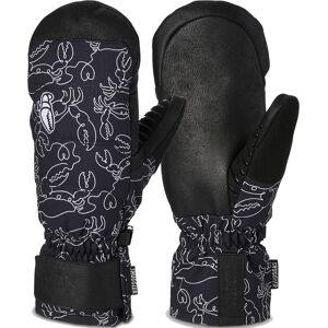 CRAB GRAB SNUGGLER WOMEN MITT CRAB DOODLE BLACK M