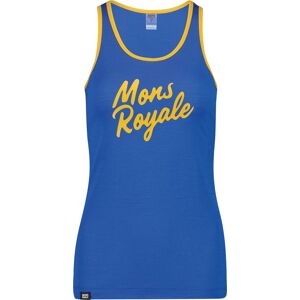 MONS ROYALE WMN ICON MERINO TANK REBEL BLUE L