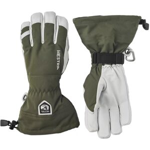 Hestra Army Leather Heli Ski - guanti sci freeride Green 7