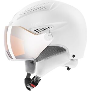 Uvex Hlmt 600 Visor - casco sci alpino White 55-57 cm