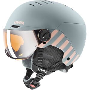 Uvex Rocket Jr. Visor - casco sci alpino - bambino Grey 54-58 cm