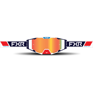 FXR Maschera Cross  Combat Patriot Lente Bronze HiDef/Inferno