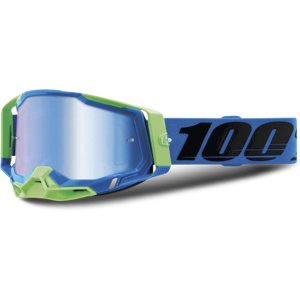 100% Maschera Cross  Racecraft 2 Fremont Blu