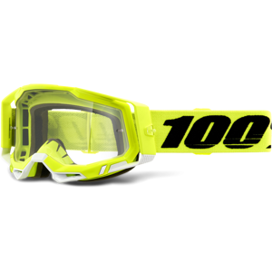 100% Maschera Cross  Racecraft 2 Gialla