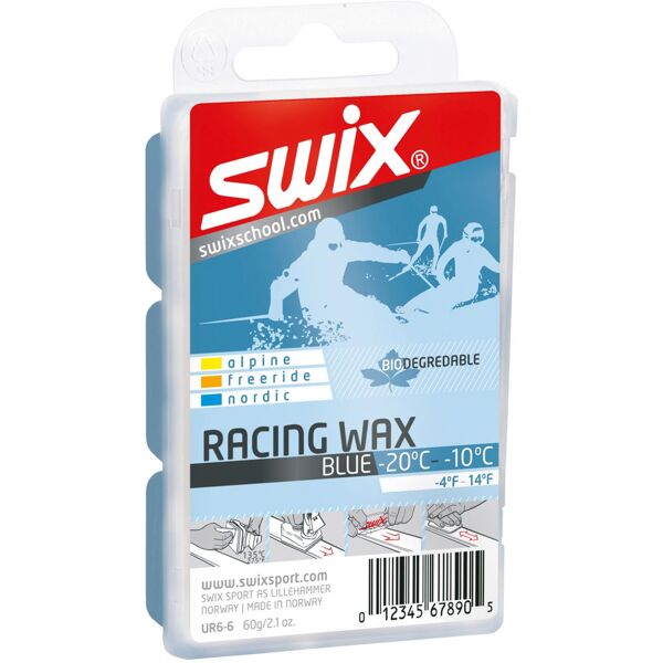 swix bio racing wax 60 gr blue one size