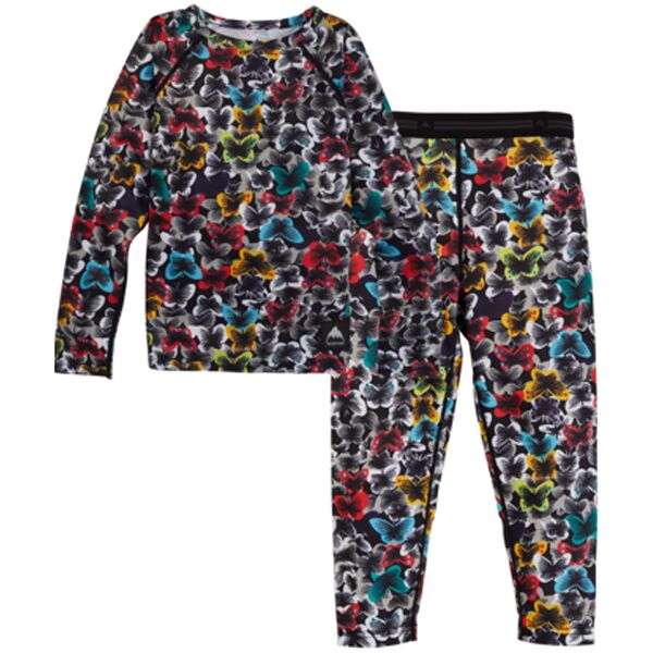 burton mini 1st layer set multicolor butterfly 4t