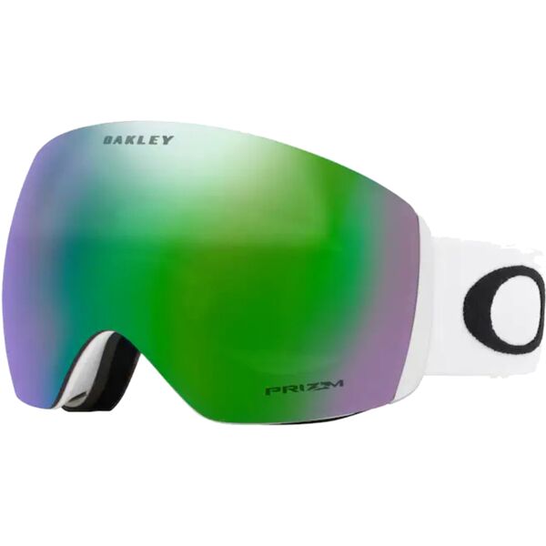 oakley flight deck l matte white prizm jade one size