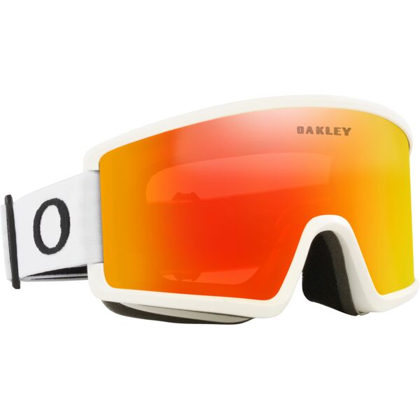 oakley target line m iridium matte white fire iridium one size