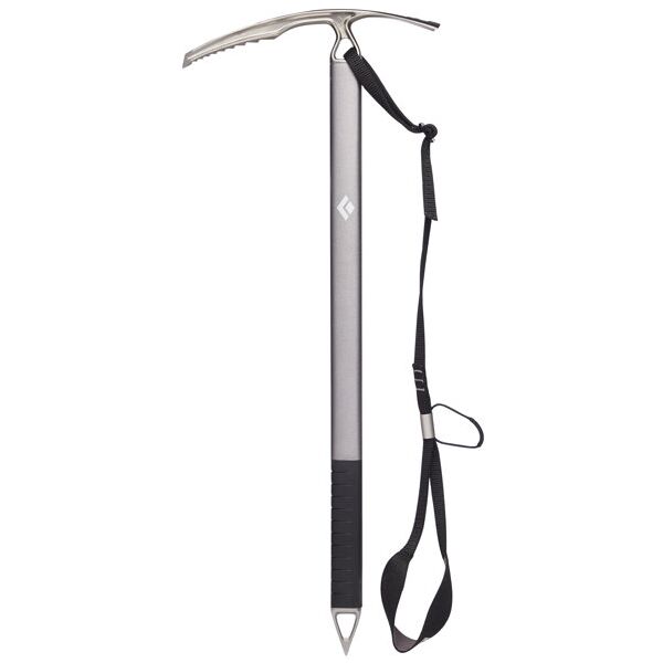 black diamond raven ice axe with grip - piccozza classica grey 65