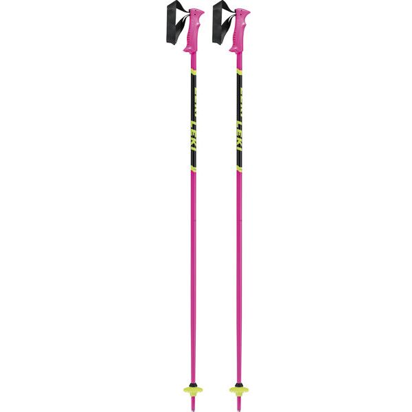 leki racing kids - bastoncini sci - bambino pink/yellow 100 cm