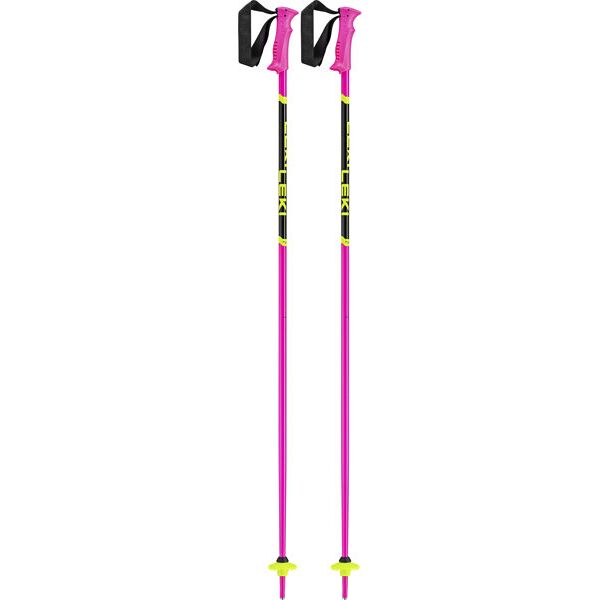 leki racing kids - bastoncini sci alpino - bambini pink/black 100