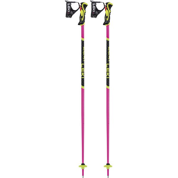 leki wcr lite sl 3d - bastoncini da sci - bambino pink/black 105 cm