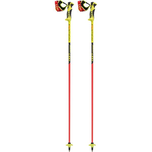 leki worldcup racing comp jr - bastoncini sci alpino - bambino red/yellow/black 105 cm
