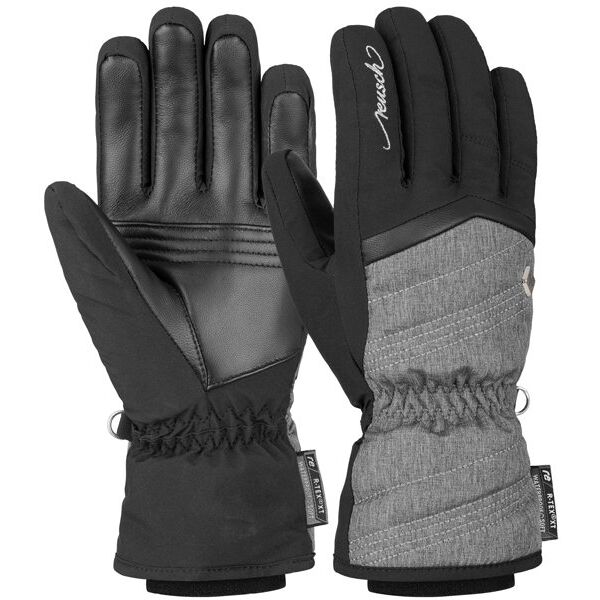 reusch lenda r-tex® xt - guanti da sci - donna black/grey 7