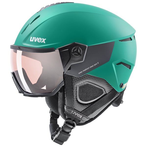 uvex instinct visor pro v - casco sci green 59-61 cm