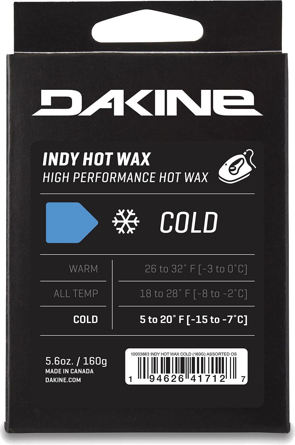 DAKINE INDY HOT WAX 160 GR COLD One Size